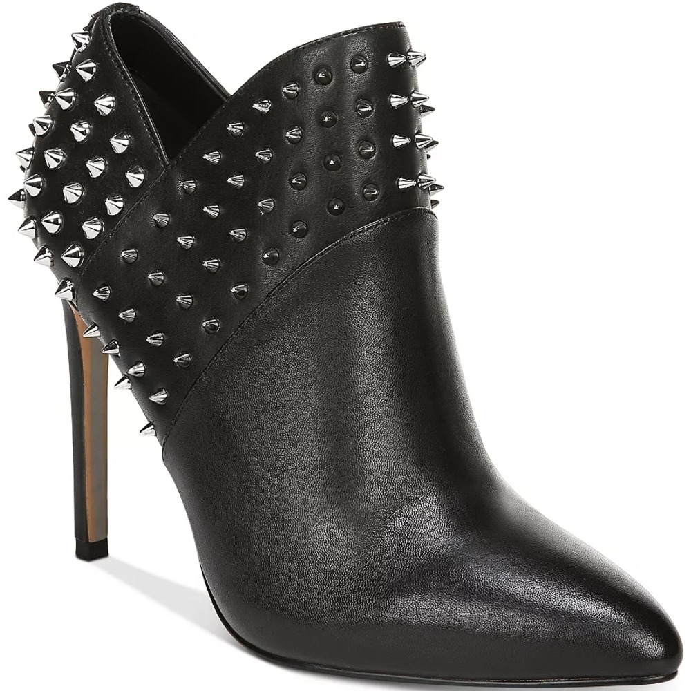 Sam Edelman Black Spiked Heels